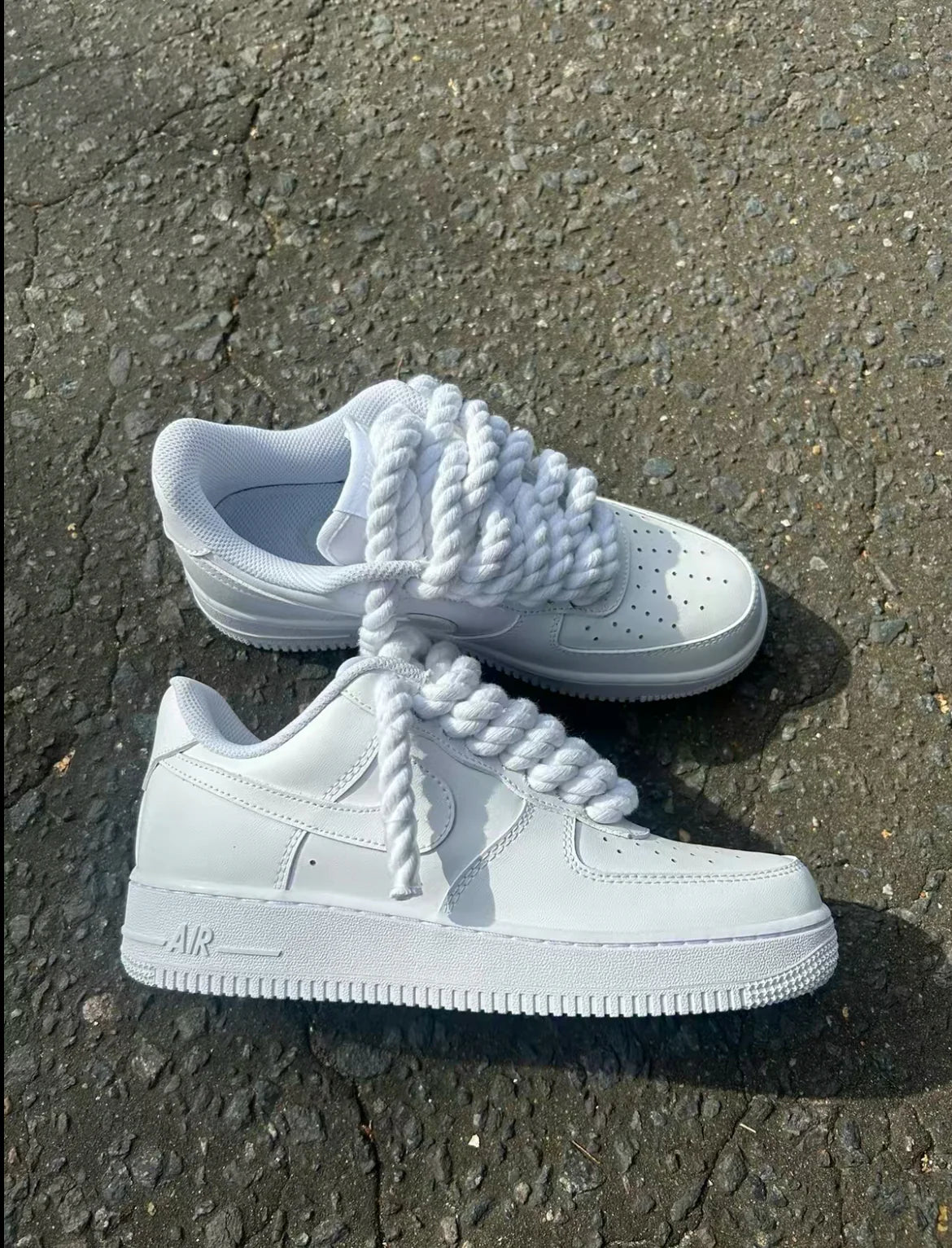 AF1 WHITE | WHITE LACES